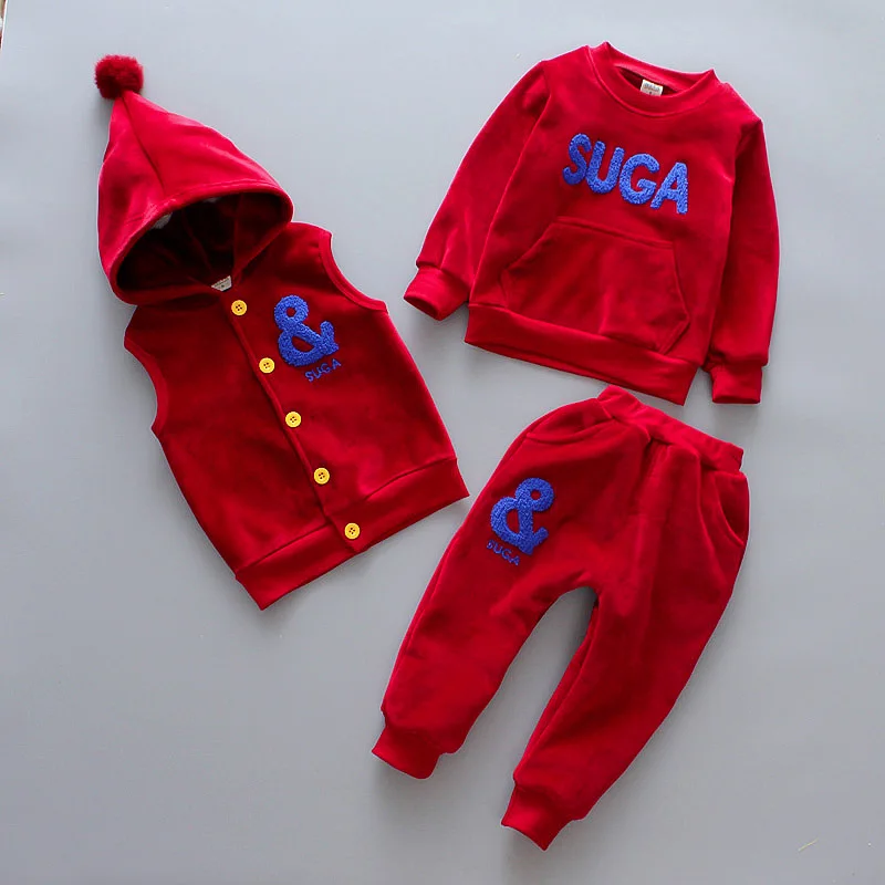 Для мальчиков BibiCola весна-осень комплект одежды детская повседневная одежда