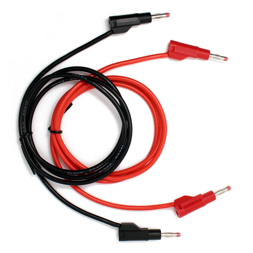 0 5 метровые мультиметровые испытательные выводы с 4 мм штабелируемыми вилками