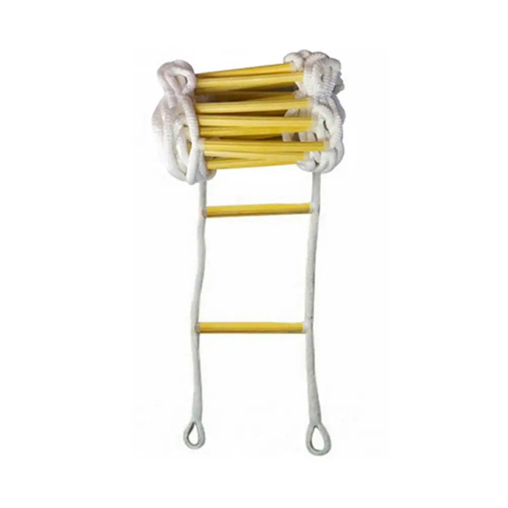 

3M/5M Rope Ladder Outdoor Round Nylon Soft Ladder With 2pcs Buckle For Children's Play Equipment Rescue Wall Repairs First Aid K