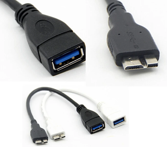 Микро USB 3 0 Тип B папа к Женский адаптер конвертер OTG кабель для Samsung планшета