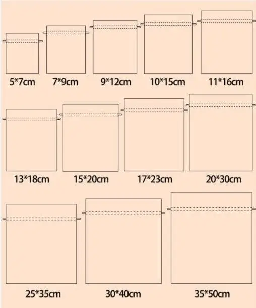 100 шт. темно фиолетовый Большие/маленький пакетик из органзы Свадебные сувениры