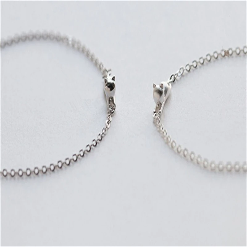 10pcs/lot Fashion Cute Little Kitty Bracelet Hanging Cat Handmade Lovely For Girl Birthday Gift | Украшения и аксессуары
