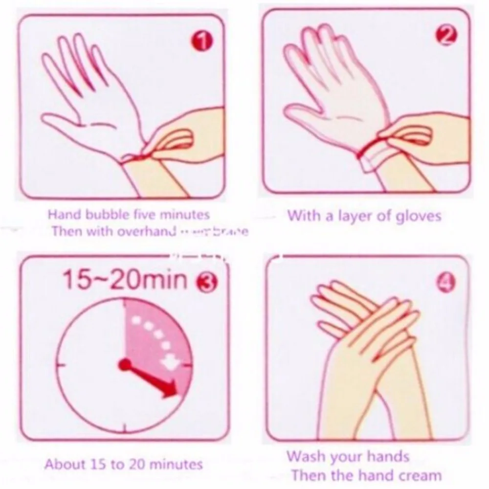 1 пара ОТШЕЛУШИВАЮЩИЙ ПИЛИНГ Маски для рук детские мягкие удалить скраб каллус
