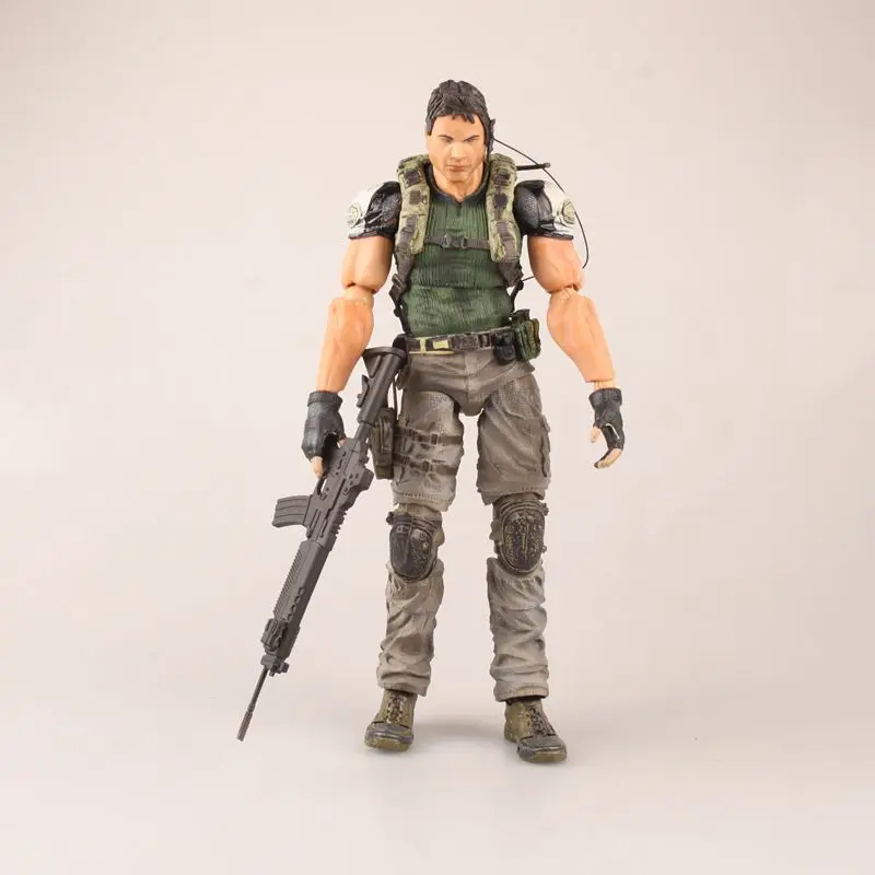 Серия Biohazard Around Play Arts измененная па Криса Редфилда детская игрушка-фигурка