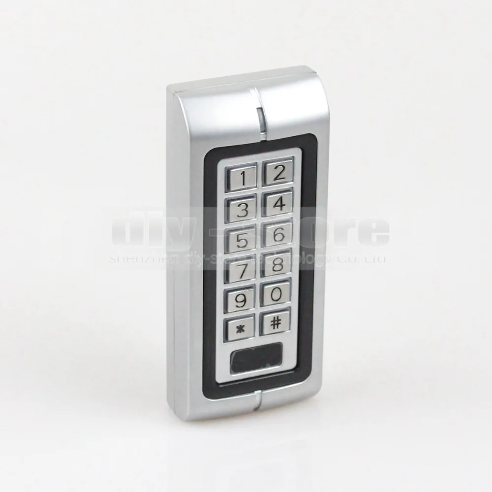 Новый металлический чехол DIYSECUR RFID-считыватель контроллер доступа для