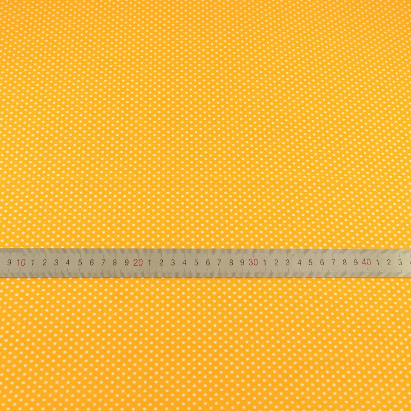 Lovely Dot Dark Orange Clolour 100% Cotton Fabric Patchwork Sewing Cloth Craft Decoration Telas Tecido Dress Tissue Home Textile|dresses