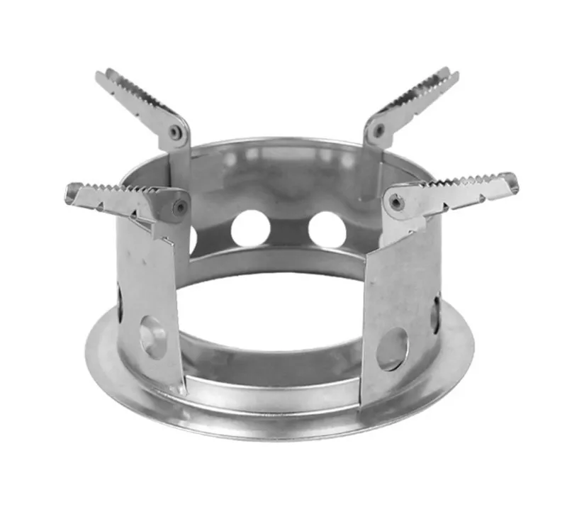 Походная плита портативная из нержавеющей стали для дерева плита оборудование для похода на открытом воздухе Пешие прогулки Кемпинг путешествия пикника барбекю