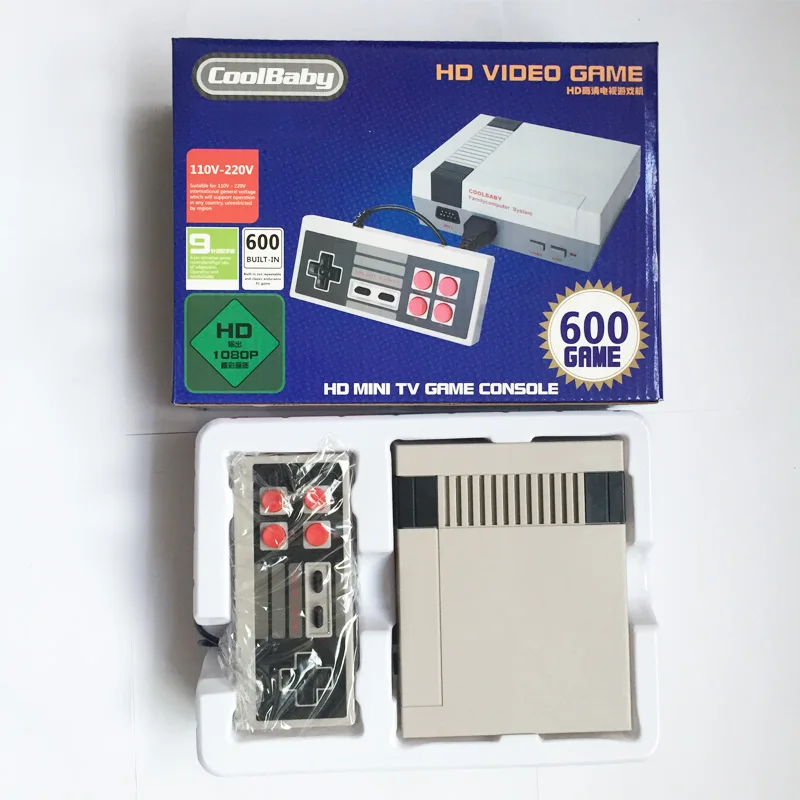 10pcs COOLBABY HDMI Mini TV Game Retro Console Support Handheld Player Video To With 600 Built-in Games | Электроника