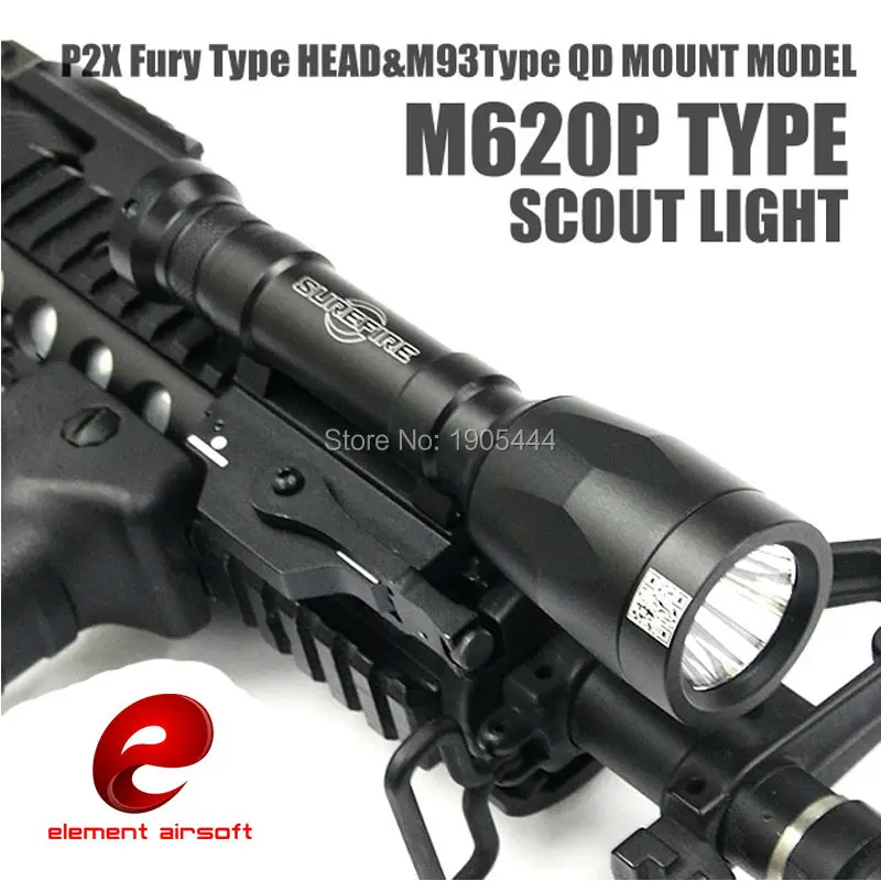 EX 363 Element Softair Wapens страйкбольный пистолет страйкбольная Surefir лампа M620P скаутский
