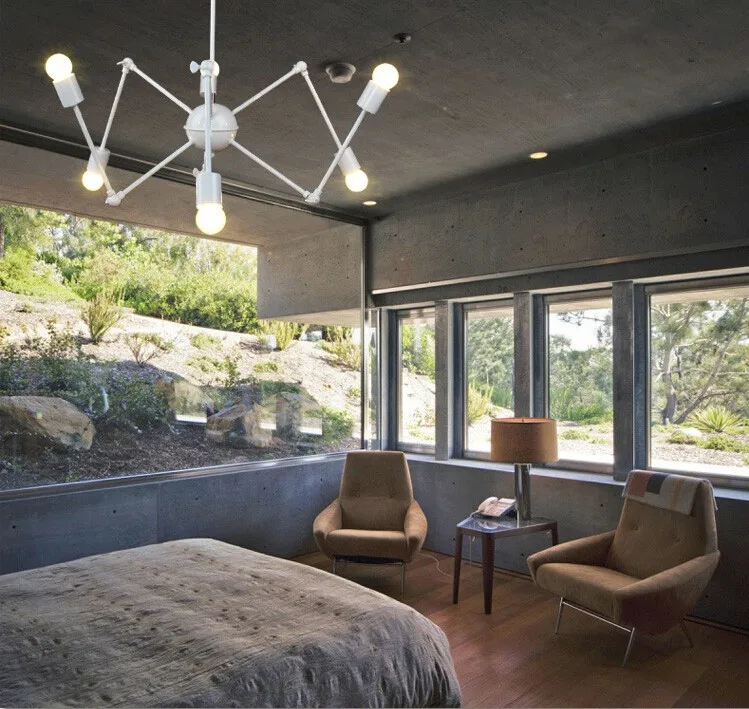 Современная подвеска паук подвесные светильники с 6/8 головками Лофт