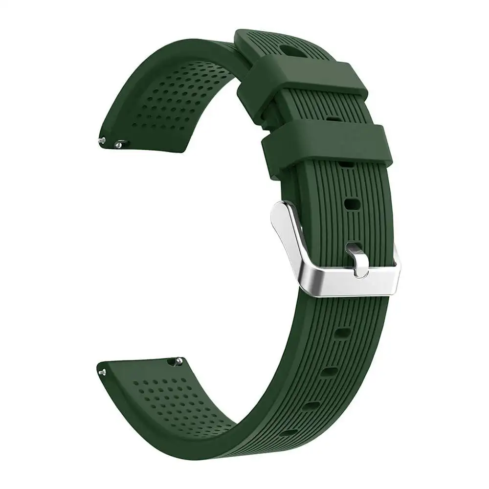 Army green Силиконовый спортивный ремешок для samsung gear S2 732 gear спортивные часы для Smasung Galaxy 42 мм для samsung Galaxy watch активный ремешок - Цвет ремешка: Army green