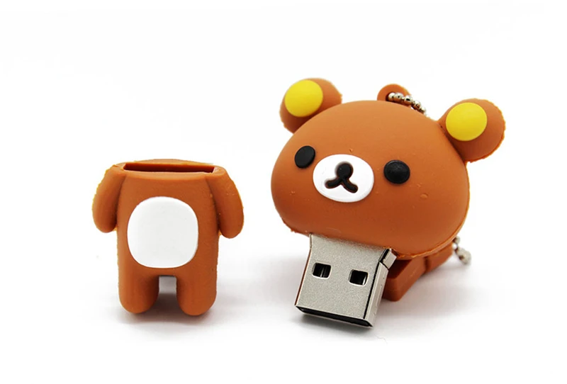 USB 3,0 милый флеш-накопитель Rilakkuma Bear style 16GB 32GB 64G 128G 256GB USB флеш-накопитель карта памяти U диск флешка
