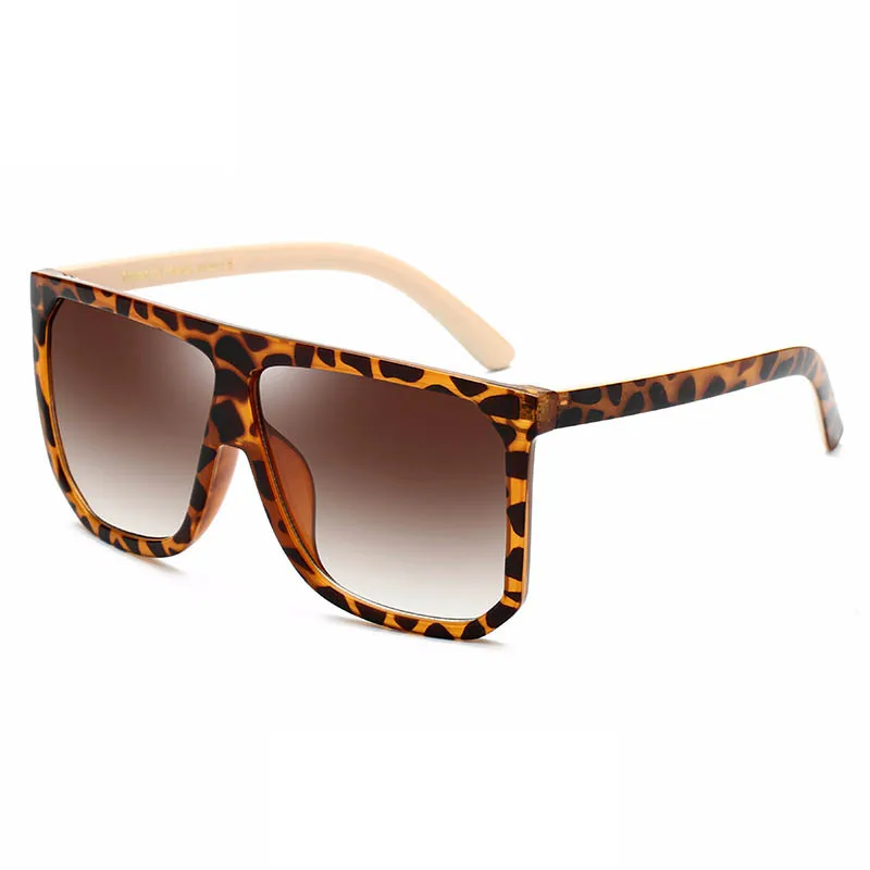 C5 Винтажные Солнцезащитные очки Oculos De Sol UV400 квадратная брендовая дизайнерская большая оправа женские солнцезащитные очки с градиентом - Цвет линз: C5
