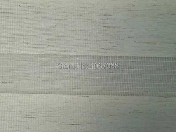 Полупрозрачные шторы на роликах из 100% полиэстера и льна полосатые оконные для