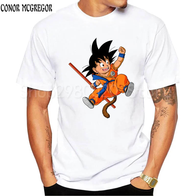 2018 Новый Dingtoll Япония мультфильм ГОКу Топы Dragon Ball футболка по индивидуальному