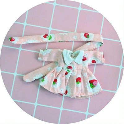 color 1 3 цвета ручной работы ob11 платье куклы наряды для obitsu 11,1/12 BJD Кукла Одежда Аксессуары - Цвет: color 1