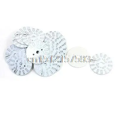 

30 шт. 50 мм круглая алюминиевая печатная плата для 18x1/2 Вт 5730 SMD СВЕТОДИОДНЫЙ