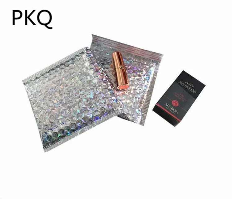 1000pcs Gold Aluminized Foil metallic bubble mailer silver CD/DVD shipping envelope shock resistance mailing | Дом и сад