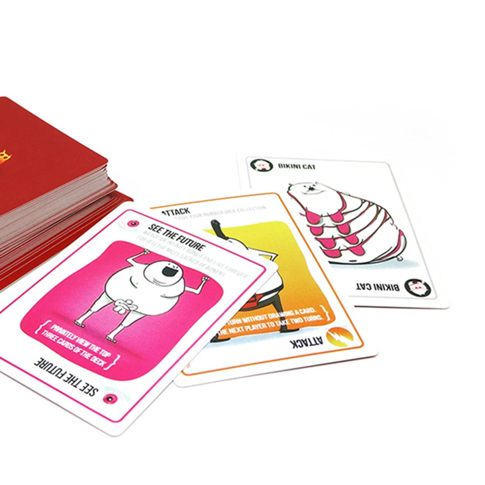 Английский explode fun для котенка Настольные игры детей и взрослых оригинальная