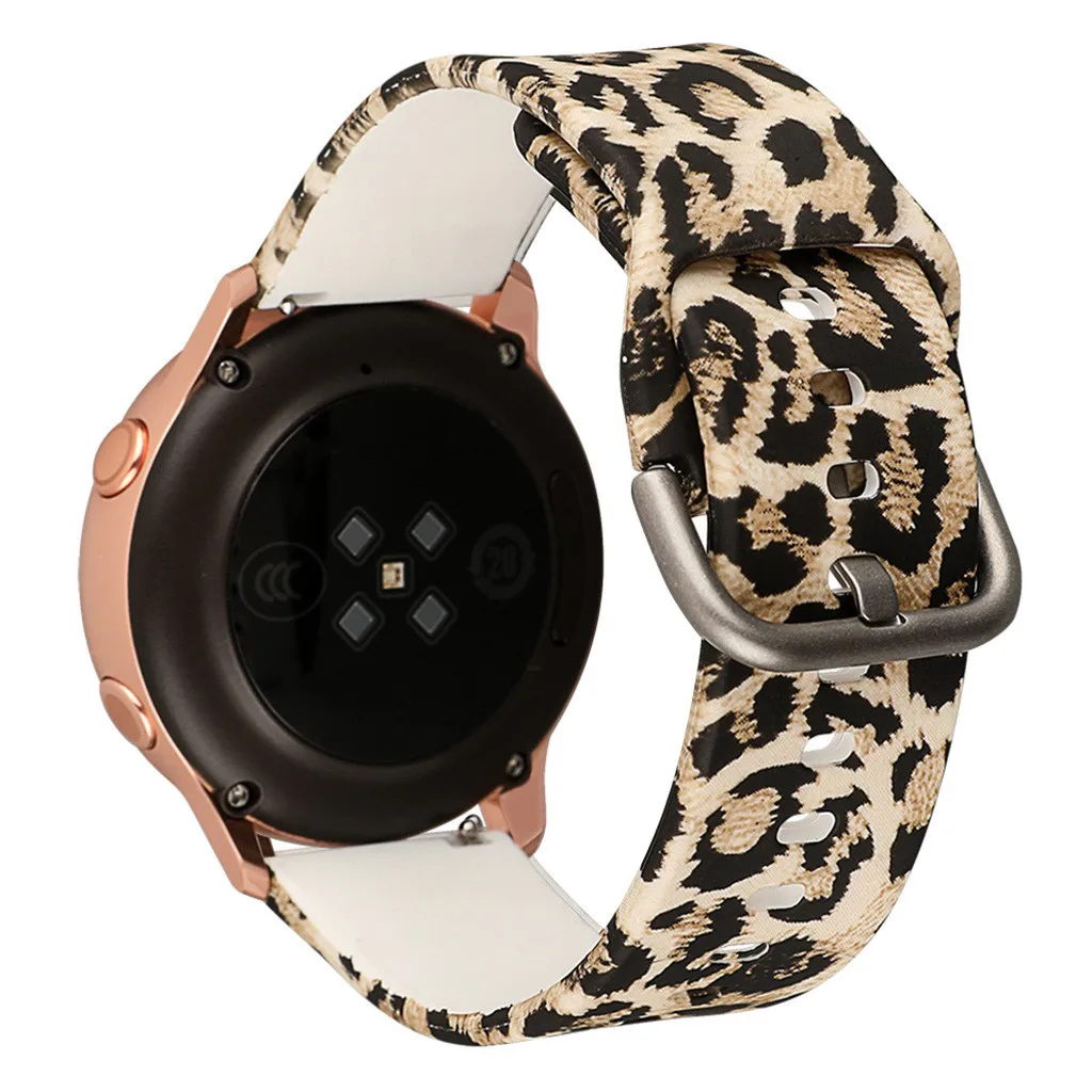 Ремешок силиконовый для Samsung Galaxy Watch 42 мм/Active 40 мм модный спортивный прочный