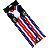 huobao 2019 new 3 5cm men women suspenders rainbow colorful striped suspender y back braces