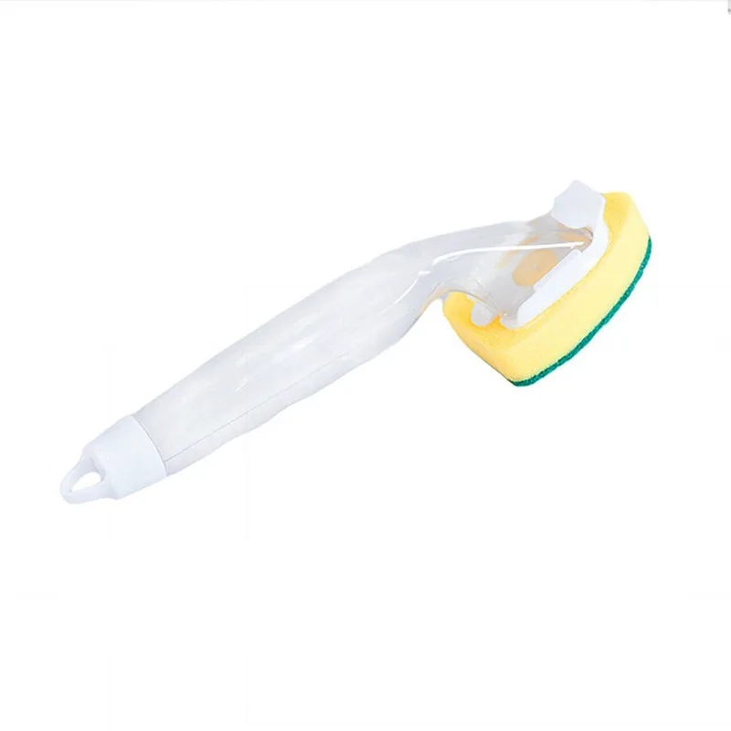Brush-1PC Губки Сменные куринг коврик для мытья удобства Чистящая Щетка скруббер кухня мыло диспенсер блюдо с заправкой жидкости - Цвет: Brush-1PC