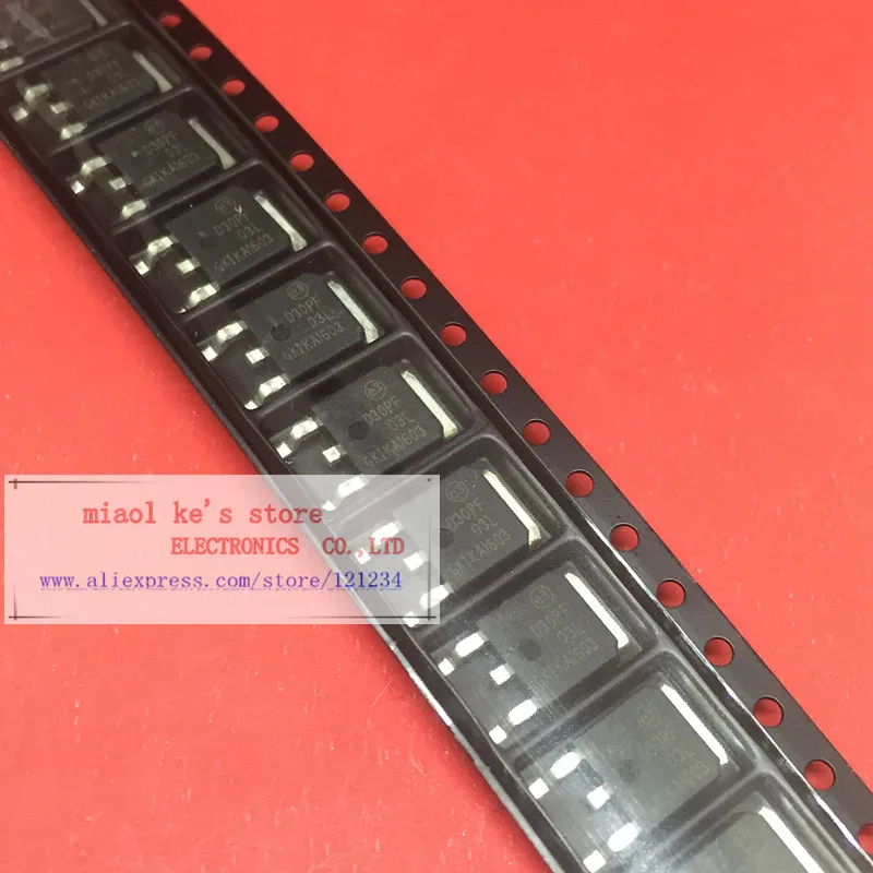 

[10pcs/1lot]100%New original: STD30PF03LT4 STD30PF03L D30PF03L - P-CHANNEL 30V - 0.025ohm - 24A DPAK STripFE II POWER MOSFET