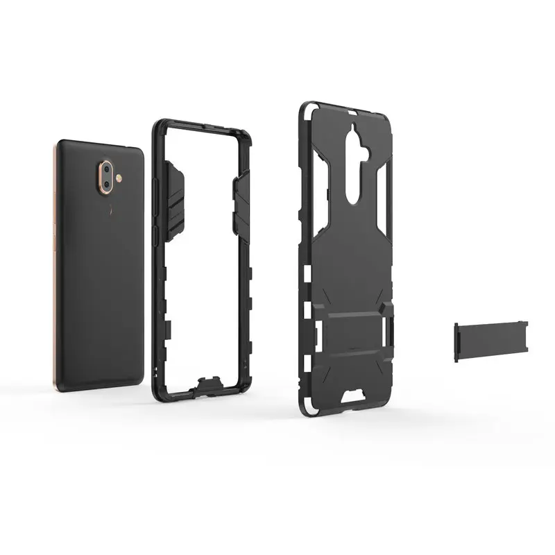 Защитный противоударный чехол для Nokia 7 Plus + 3D Shield PC силиконовый телефона Fundas Coque |