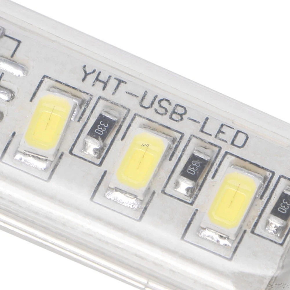 Портативный брелок 3 светодиодный Белый Ночник светильник USB мощность u диск