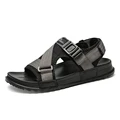 Casual Men sandały letnie buty sandały męskie sandały odkryty oddychający komfort Slip on Plus rozmiar otwarte buty Sandalias Hombre EVA