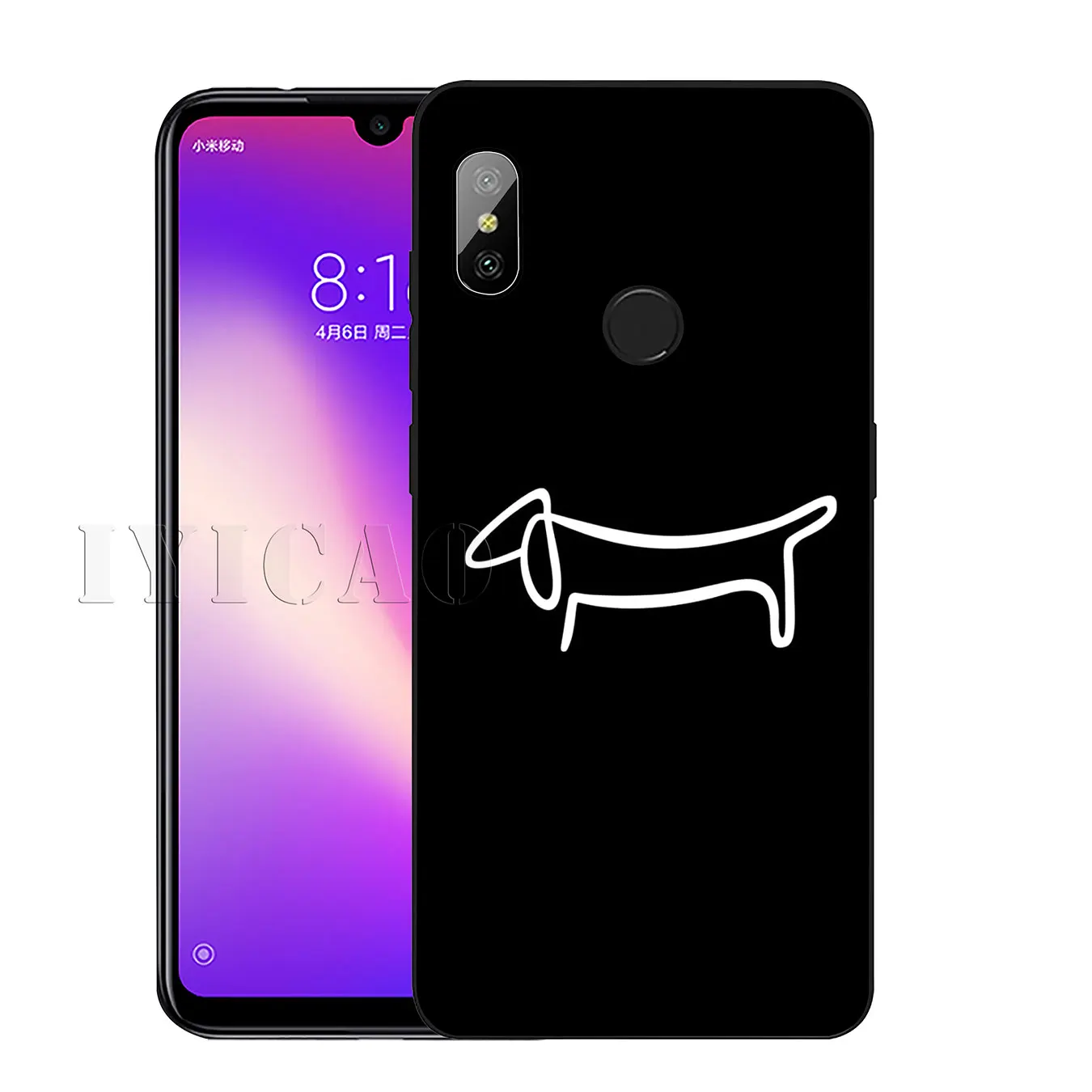 Мягкий силиконовый чехол IYICAO для Xiaomi Redmi K30 K20 8A 7A 6A 5A S2 GO Note 8 8T 7 5 6 Pro |