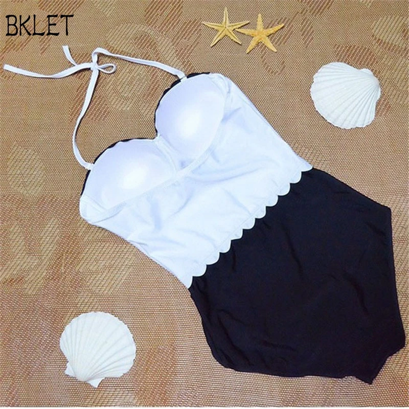 Цельный купальник 2018 сексуальный женский купальный костюм для плавания черный