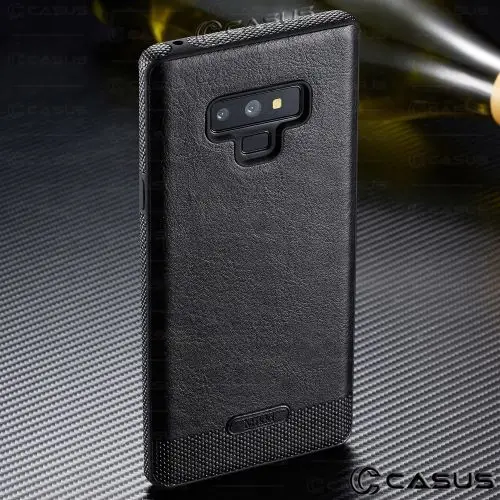 Для Samsung Galaxy Note 9, 8, Роскошный чехол из искусственной кожи, чехол для Samsung Galaxy Note10 Plus, чехол S10, S9, S8 Plus, Note 10, чехол - Цвет: Black