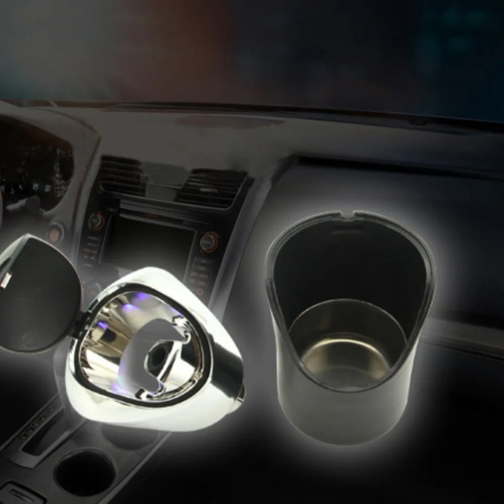 Portable Auto Truck Cigarette Smoke Ash Holder Car Ashtray Cup with LED Light | Автомобили и мотоциклы