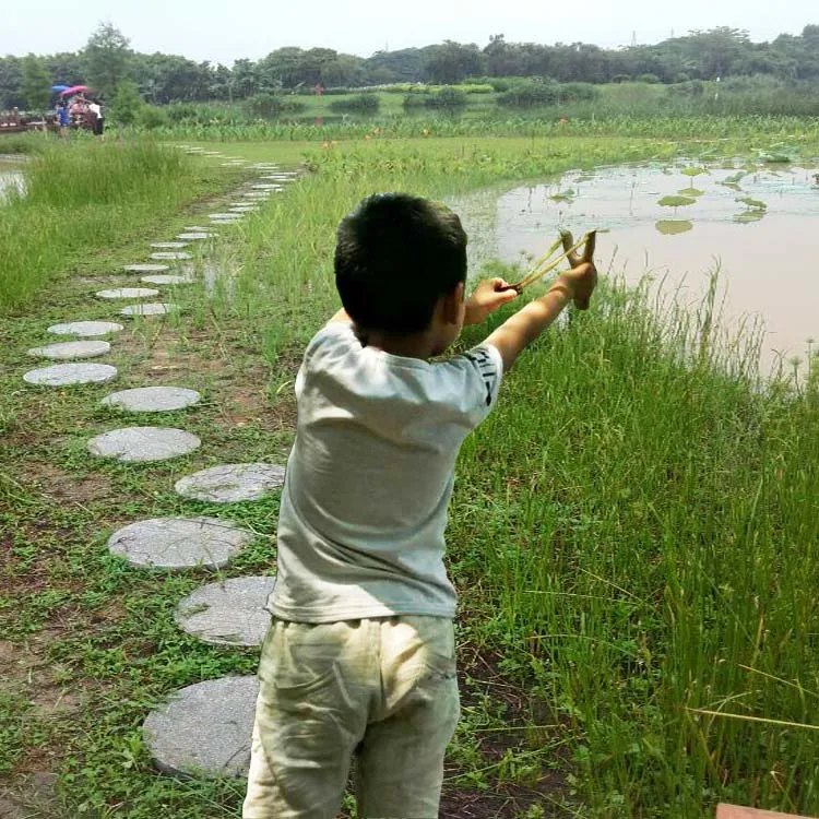 

Wooden Slingshot Professional Solid Wood Wooden Slingshot Fork Band Group Of Children Dedicated Safety Slingshot Toy Bomb 2021