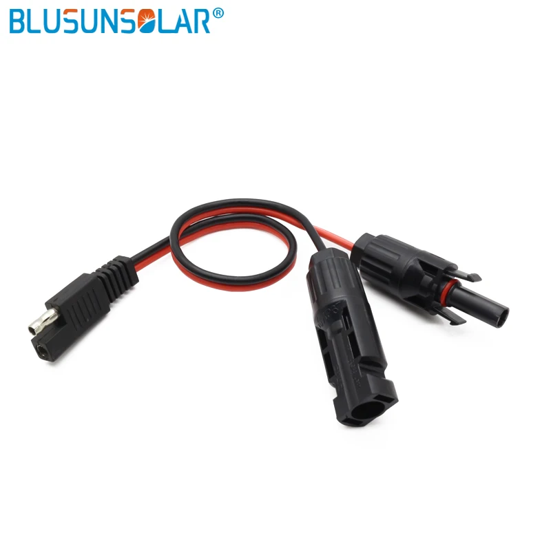 50 шт./лот SAE разъем батареи 14AWG 12 &quotпостоянного тока мощность pv солнечная панель