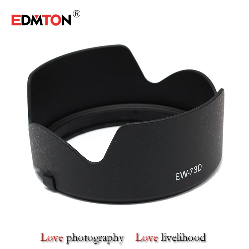 EDMTON EW-73D 67 мм ew 73D EW73D бленда объектива реверсивная камера Lente аксессуары для Canon 80D