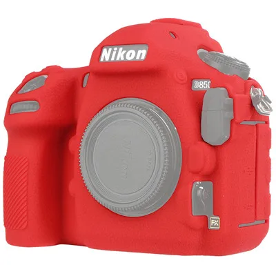 Red Для Nikon D850 мягкий силиконовый резиновый защитный корпус для камеры чехол кожа для Nikon D850 камера сумка Защитная крышка - Цвет: Red
