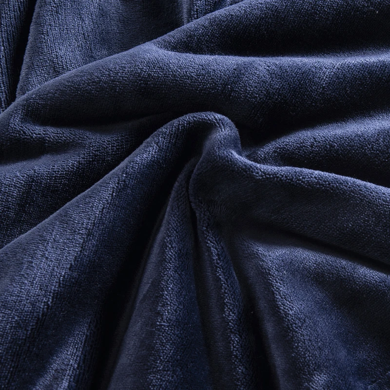 Лидер продаж утепленное одеяло шерпа голубое Фланелевое Флисовое Королева