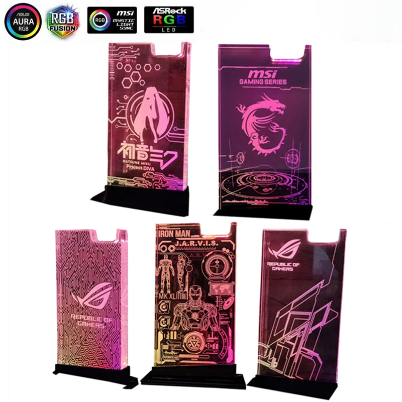 Rgb гарнитура ROG Symphony Streamer 5V 3P акриловая подставка для наушников практичный