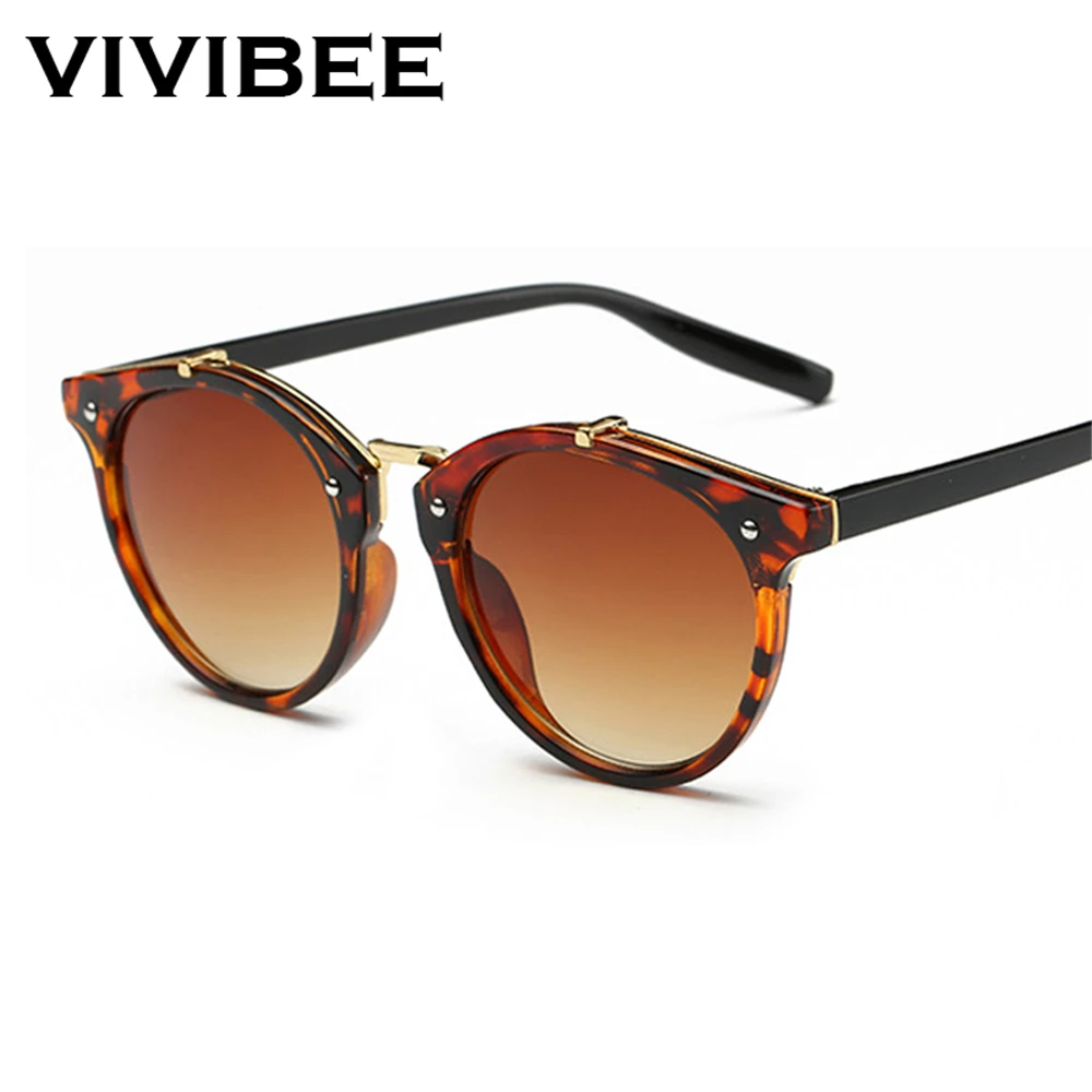 VIVIBEE 2021 Trending Sunglasses Square Women Vintage Luxury Mirror Sun Glasses Brand Designer Womans Gradient Shades Аксессуары для