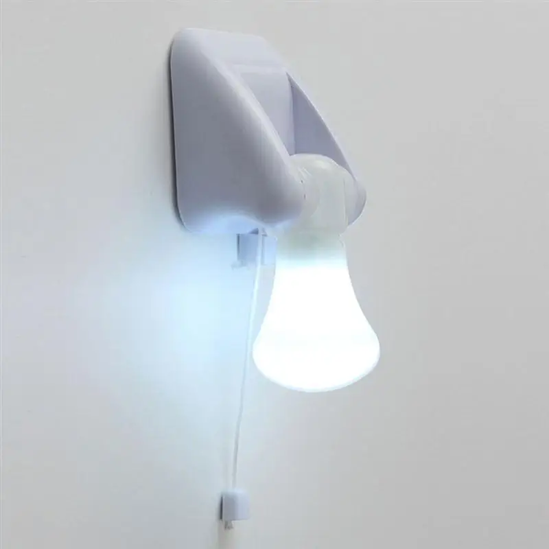 Portable Wire LED Bulb Cabinet Lamp Night Light Battery Operated Self Adhesive Wall Mount For Bedroom Corridor Toilet | Освещение