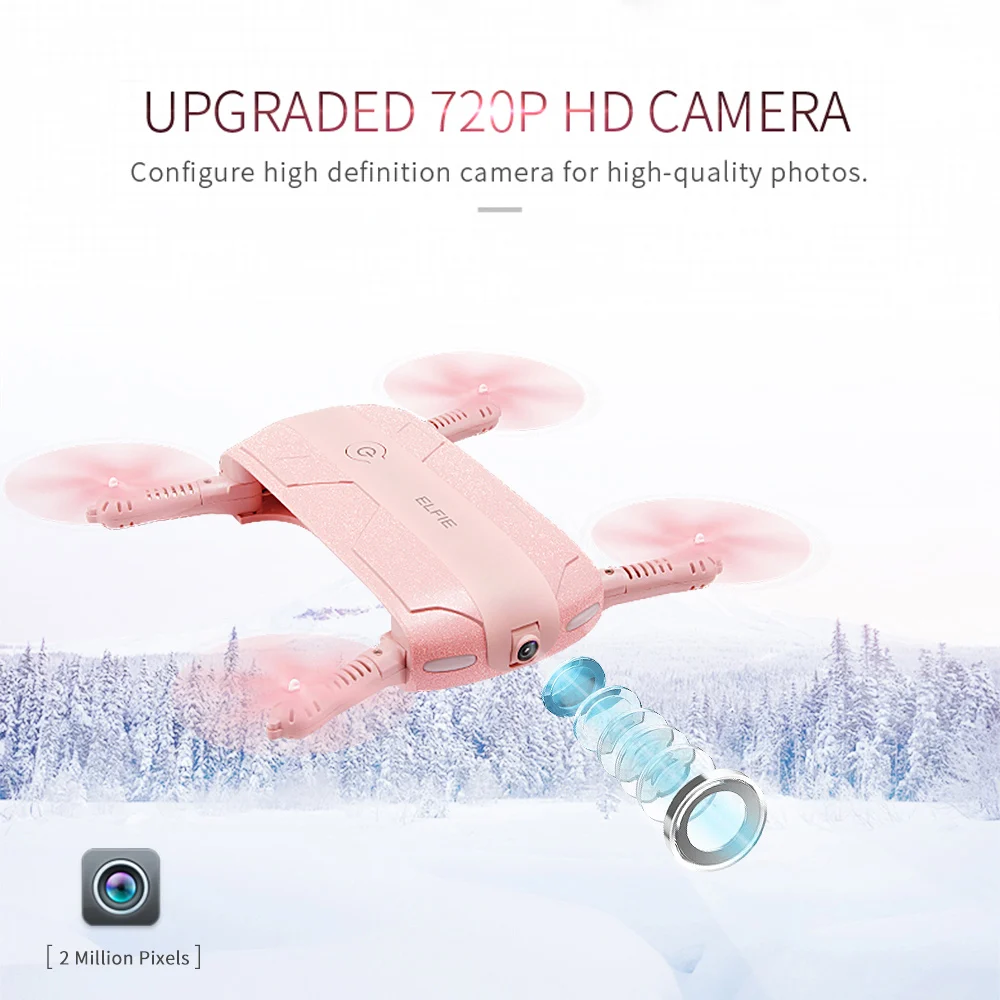 Распродажа JJR/C JJRC H37 6 осевой гироскоп WIFI FPV 2.0MP ELFIE мини селфи Дрон с камерой