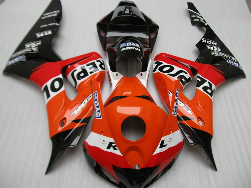 Литьевая форма обтекатель комплект для Honda CBR1000RR 2006 2007 красный черный Обтекатели
