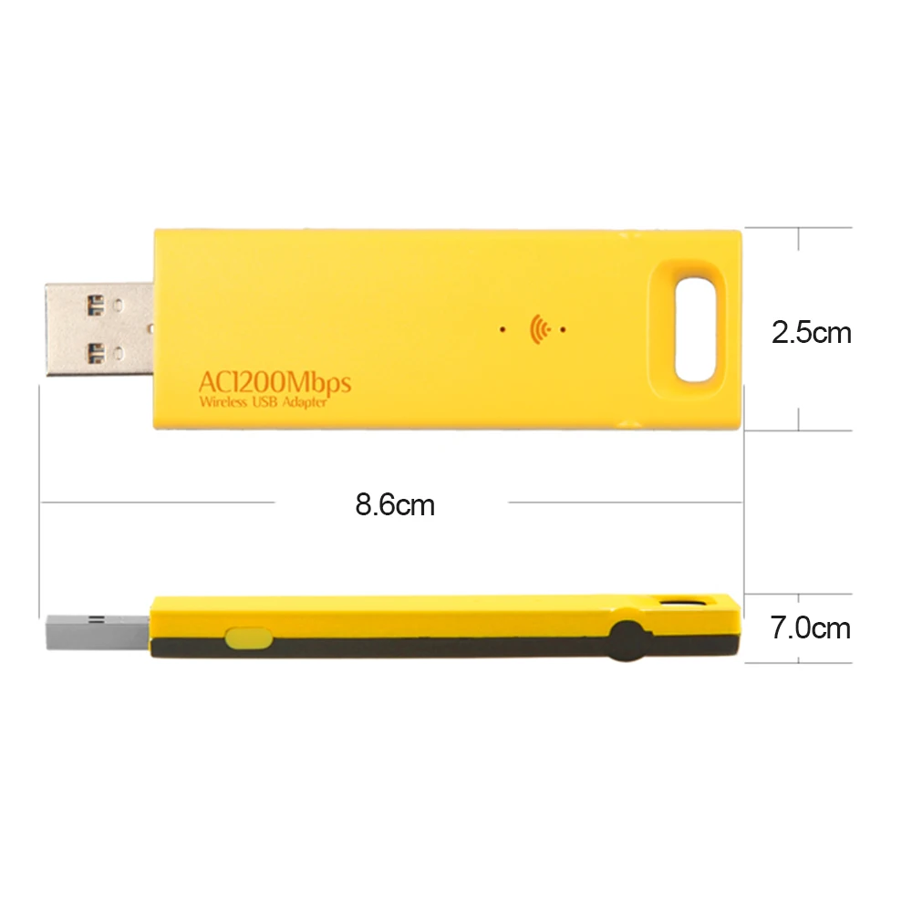Беспроводной usb адаптер AC1200 двухдиапазонный USB3.0 беспроводной сетевой Wi Fi 2 4 ГГц/5 0