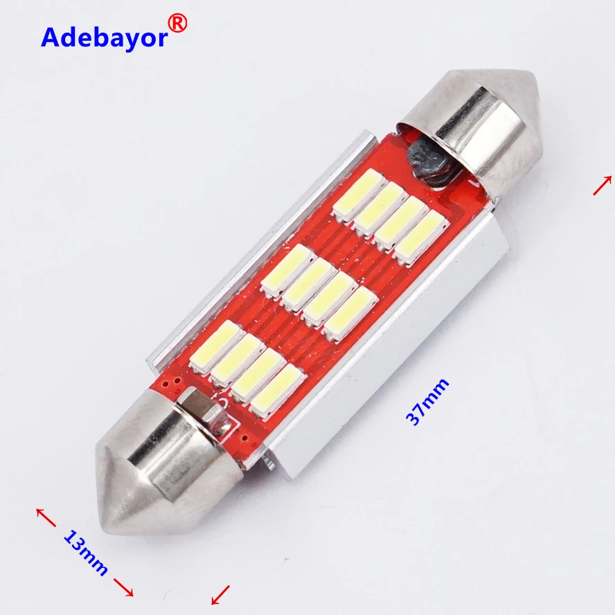 100X Adebayor яркий купол 401410-12smd led 31 мм 36 39 41 Автомобильная гирлянда для чтения