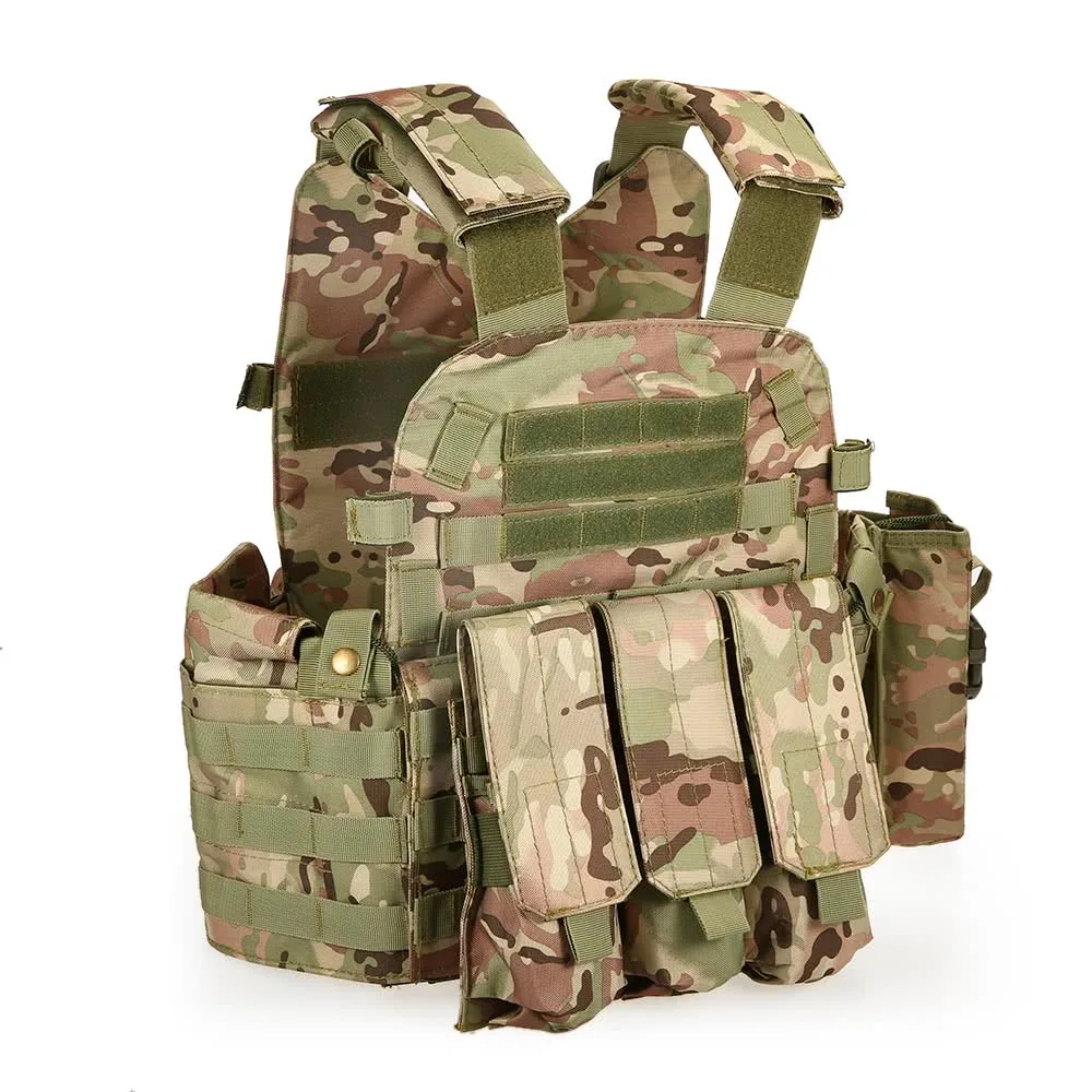 CQC 6094 Molle страйкбол тактическая пластина Перевозчик жилет военная армия Пейнтбол Стрельба Охота бронежилет боевые жилеты