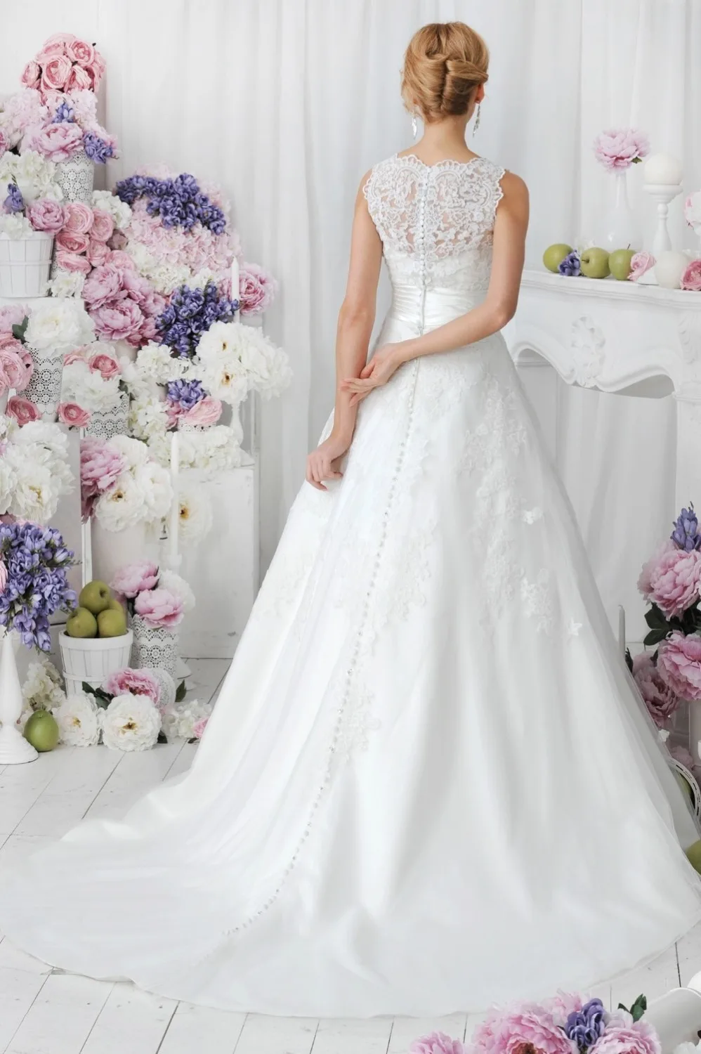 2 в 1 стиль винтажное кружевное платье со съемной юбкой vestido de Novia vestido de noiva свадебное платье robe de soiree платье для матери невесты