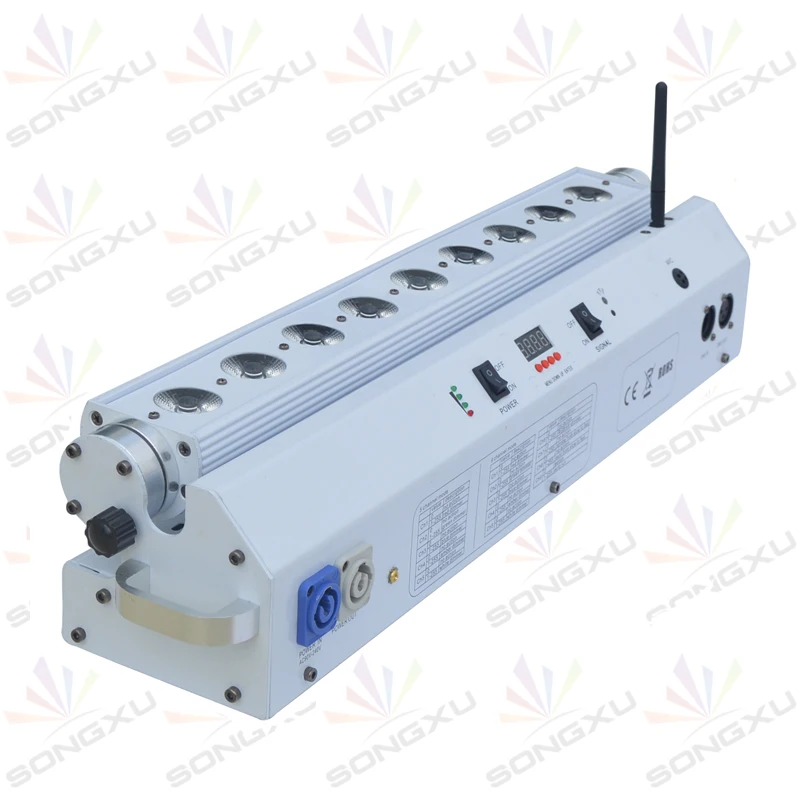 SONGXU 6 шт./лот оптовая продажа 9X15W 5 в 1 RGBWA беспроводной аккумулятор светодиодный