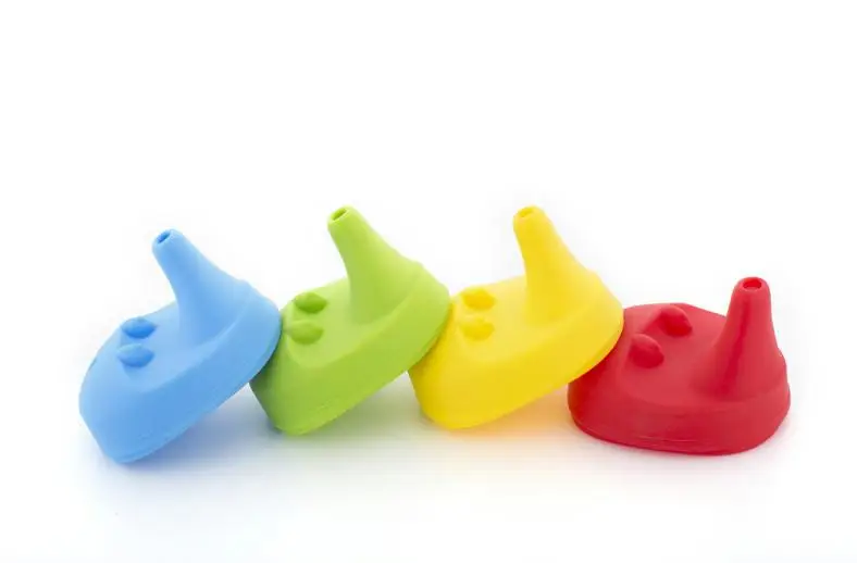 Green Blue Red Yello Speedkids умный дизайн лягушка силиконовая крышка чашки крышки для ребенка, силиконовые крышки, упаковка из 4 - Цвет: Green Blue Red Yello